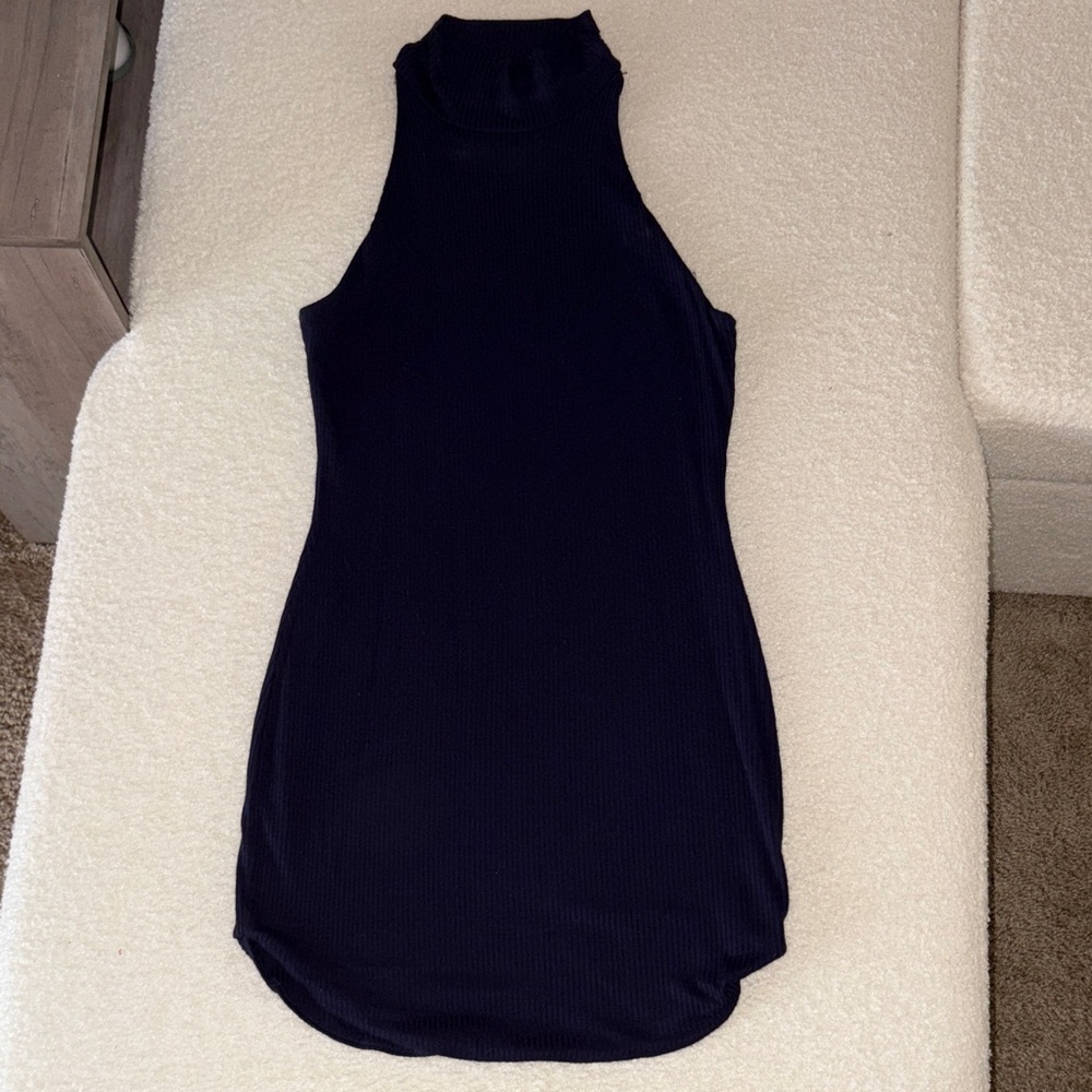 Elegant Black Sleeveless Mini Dress